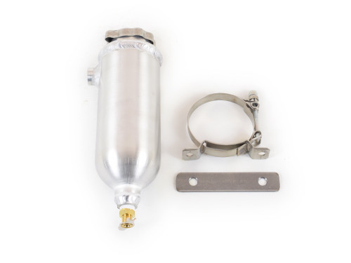 Canton 80-206 Aluminum Catch Fill Tank 24 Oz 3/8" Ports & Petcock W/ Vented Cap - 80-206