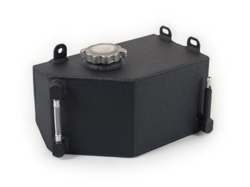 Canton 80-224BLK Alum Expansion Tank For 84-96 Corvette Black Powdercoat - 80-224BLK