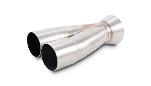 2-1 Merge Collector, 2.00" Inlet I.D. x 3.00" Outlet O.D., 8.25" Overall Length - 10366