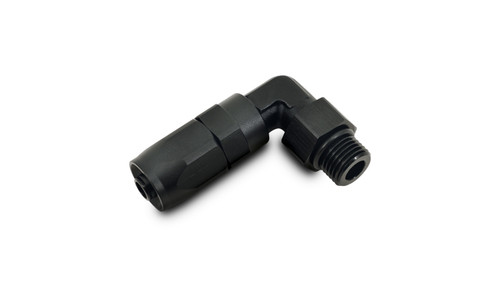 Male Hose End Fitting, 90 Degree; Size: -10AN; Thread: (10) 7/8"-14 - 24908