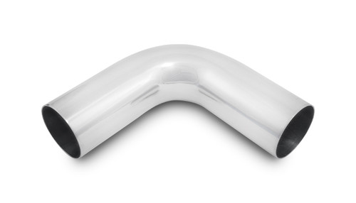 90 Degree Aluminum Bend, 3.5" O.D. - Polished - 2891
