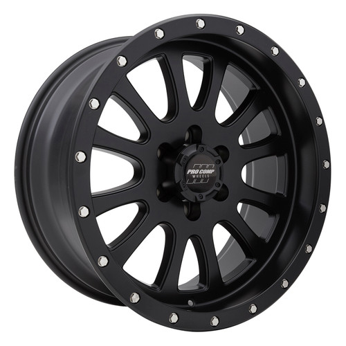 Syndrome Satin Black 20X9 6x135 5BS Offset 0mm Cap P/N 504442500 - 5044-2936
