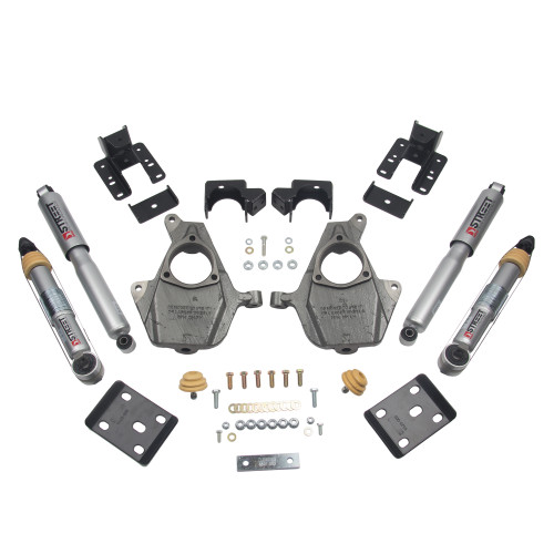 BELLTECH 1014SP LOWERING KITS  Front And Rear Complete Kit W/ Street Performance Shocks 2016.5-2018 Chevrolet Silverado/Sierra ALL CAB 2WD 3-4F/5-6R - 1014SP