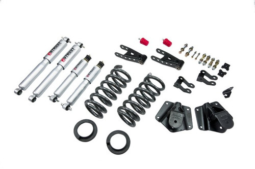 BELLTECH 791SP LOWERING KITS  Front And Rear Complete Kit W/ Street Performance Shocks 1995-1999 Chevrolet Tahoe/Yukon (4DR only) 2 in. or 3 in. F/4 in. R drop W/ Street Performance Shocks - 791SP