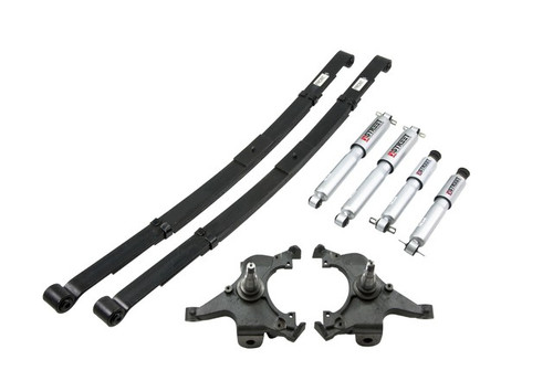 BELLTECH 798SP LOWERING KITS  Front And Rear Complete Kit W/ Street Performance Shocks 1995-1999 Chevrolet Suburban (2WD 3/4 Ton) 2 in. F/3 in. R drop W/ Street Performance Shocks - 798SP