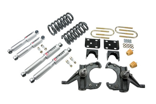 BELLTECH 953SP LOWERING KITS  Front And Rear Complete Kit W/ Street Performance Shocks 1973-1987 Chevrolet Blazer/Jimmy (1 1/4 Rotor) 4 in. F/6 in. R drop W/ Street Performance Shocks - 953SP