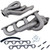 BBK MUSTANG 5.0 1-5/8 SHORTY EQUAL LENGTH HEADERS (CHROME) - 1512