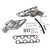 BBK MUSTANG 5.0 1-5/8 SHORTY EQUAL LENGTH HEADERS (CERAMIC) - 15120