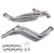 BBK MUSTANG 5.0 1-5/8 LONG TUBE HEADERS (CHROME) - 1519