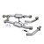 BBK MUSTANG 5.0 2.5 FULL H PIPE W/CONVERTERS - 1521