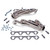 BBK MUSTANG 5.0 1-5/8 SHORTY HEADERS (CHROME) - 1525
