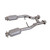 BBK MUSTANG GT/COBRA 2.5 SHORT MID H PIPE W/CONVERTERS - 1538