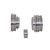 BBK GM 5.0/5.7 F-BODY/GM TRUCK 3 PC UNDER DRIVE PULLEY KIT (ALUMINUM) - 1598