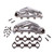 BBK MUSTANG GT 1-5/8 SHORTY TUNED LENGTH HEADERS (CERAMIC) - 16120