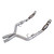 BBK MUSTANG GT 2-3/4 FULL X PIPE W/CONVERTERS - 1770