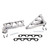 BBK FORD F150 351 1-5/8 SHORTY HEADERS (CERAMIC) - 35110