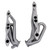 BBK GM TRUCK/SUV 5.0/5.7L 1-5/8 SHORTY HEADERS (CHROME) - 4007