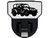 CARR  - 183182 - HD Universal Hitch Step; Fits 2 in. Receiver; Black; Jeep; Single - 183182