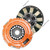 Centerforce Dual Friction ? High Performance Clutch Pressure Plate and Disc Set 296 ft/lbs Capacity 8.375in Dia. 21-Spline Fits Toyota Corolla 1.8L - DF501009