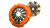Centerforce Dual Friction ? High Performance Clutch Pressure Plate and Disc Set 264 ft/lbs Capacity 8.375in Dia. 21-Spline Fits Pontiac/Scion/Toyota Cars and Trucks 1.5L/1.8L - DF549035