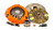 Centerforce Dual Friction ? High Performance Clutch and Flywheel Kit 129 Tooth Gear 8 Bolt Crank 491 ft/lbs Capacity 11in Dia. 21-Spline Fits Toyota FJ Cruiser and Tacoma 4.0L - KDF409540