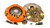 Centerforce Dual Friction ? High Performance Clutch and Flywheel Kit 70.4 lbs 129 Tooth Gear 8 Bolt Crank 11in Dia. 21-Spline Fits Toyota Tacoma 3.5L - KDF811035