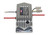 High Amperage Adjustable Single Electric Fan Controller 3/8" NPT Thread In Probe - 16779