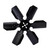 18" Reverse Rotation Rigid Race Fan Steel Blade - 17418