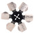 13" Standard Rotation Rigid Race Fan Aluminum Blade - 17513