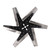 17" High Performance Stainless Steel Reverse Rotation Flex Fan Black Hub - 19317