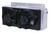 11 Row Hi-Flow Racing Remote Fluid Cooler with Dual Fans 7/8-14 UNF O-ring - 65840