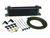 10 Row Stack Plate Transmission Cooler Kit 90 Degree Swivel Fitting - 13411