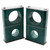 CO2 BOTTLE CLAMPS (PAIR) ATTACHES TO 1-1/4 in. CHASSIS TUBING FOR 10 OUNCE BOTTLE - AB10C-1/4
