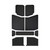 DEI 50172 Wrangler JL 4-Door Black Leather Look Headliner Only 050172 - 50172