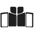 DEI 50280 Wrangler JL 2-Door Black Original Finish Complete Headliner Kit 050280 - 50280