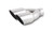 Dual 3.5" Round Stainless Steel Tips (Single Wall, Angle Cut) - 1333