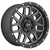 Vertigo Satin Black Milled 17x9 6x5.5 4.75BS Offset -6mm Cap P/N 5040556000 - 5140-7983