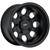 Vintage Matte Black 16x8 5x5 4BS Offset -12mm Cap P/N 8327041 - 7069-6873