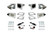 Granatelli 3.0 in. (76 mm) Oval Electronic Exhaust Cutout System - Stainless Steel - Set of 2 - 313530D