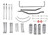 BELLTECH 153201TPS LIFT KIT 4 in. Lift Kit Inc. Front and Rear Trail Performance Struts/Shocks 2007-2017 Wrangler Rubicon Unlimited JK 4dr 4 in. Lift - 153201TPS