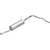 BRExhaust 1986-1989 Toyota 4Runner 2.4L Direct-Fit Replacement Exhaust System - 106-0342
