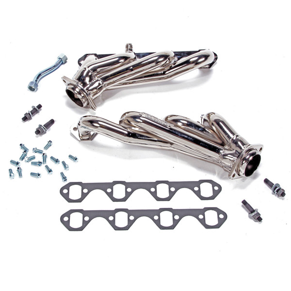 BBK MUSTANG 5.0 1-5/8 SHORTY HEADERS (CHROME) - 1525