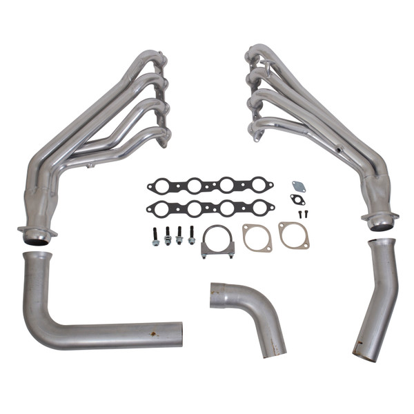 BBK 1999-2002 GM FULL SIZE TRUCK LONG TUBE EXHAUST HEADERS & Y PIPE (CERAMIC) - 16140
