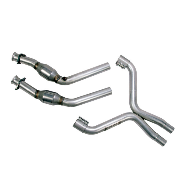 BBK MUSTANG V6 3.7L FULL X PIPE WITH CONVERTERS - 1814