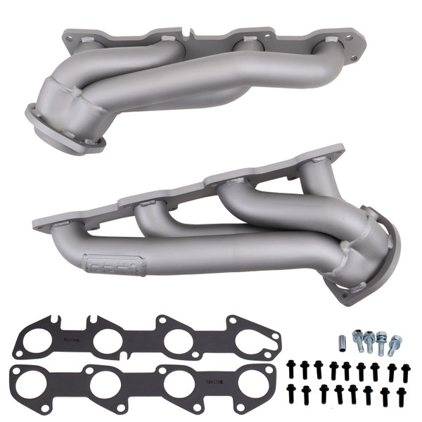 BBK DODGE 5.7L CHALLENGER CHARGER HEMI CARS 1-3/4 SHORTY HEADERS (CHROME) - 4012
