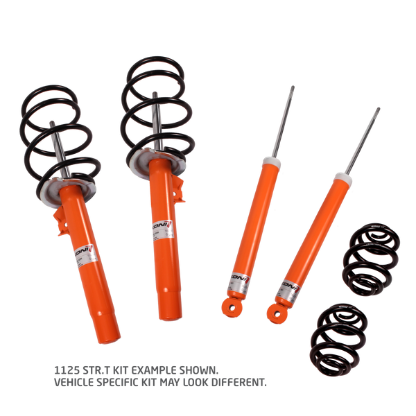 Koni - 1125 KONI STR.T/Eibach Kit- 4 STR.T (orange) dampers & 4 Eibach lowering springs - 1125 1071