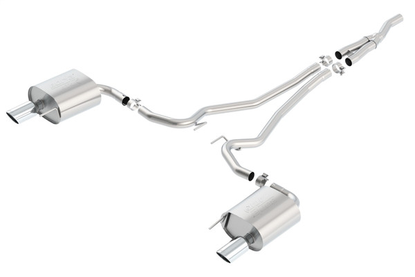 2015-2021 Ford Mustang 2.3L EcoBoost/ 3.7L V6 Cat-Back(tm) Exhaust System ATAK - 140585