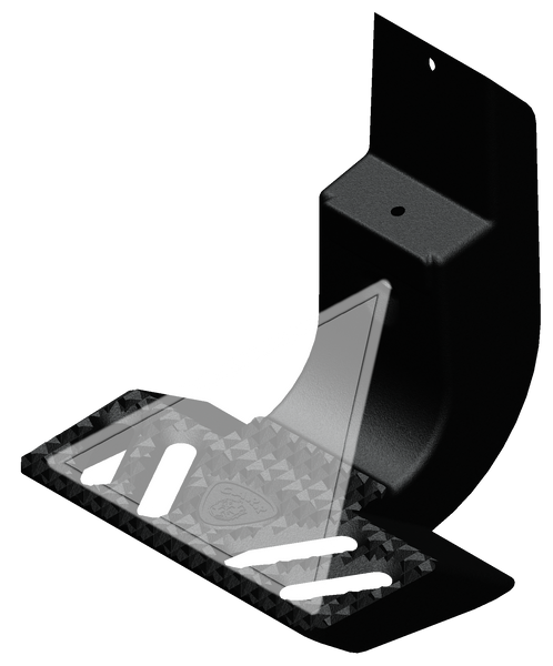 Carr - 140201-1 - MAXno-drill Side Step - Black - Single - 140201-1