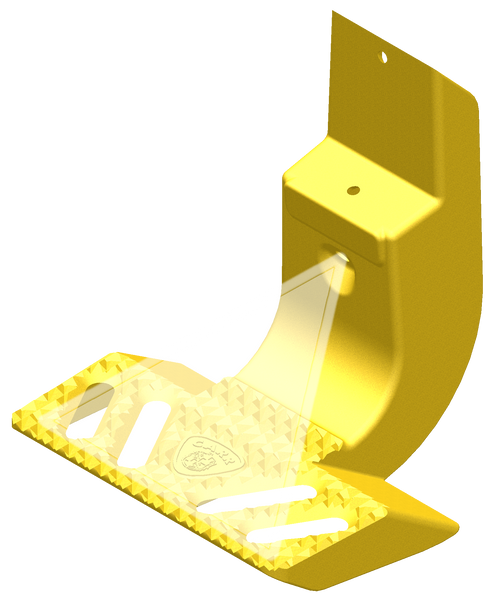 Carr - 140207-1 - MAXno-drill Side Step - Yellow - Single - 140207-1