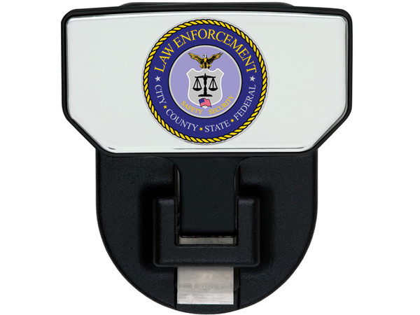 CARR  - 183222 - HD Universal Hitch Step; Fits 2 in. Receiver; Black; Law Enforcement; Single - 183222
